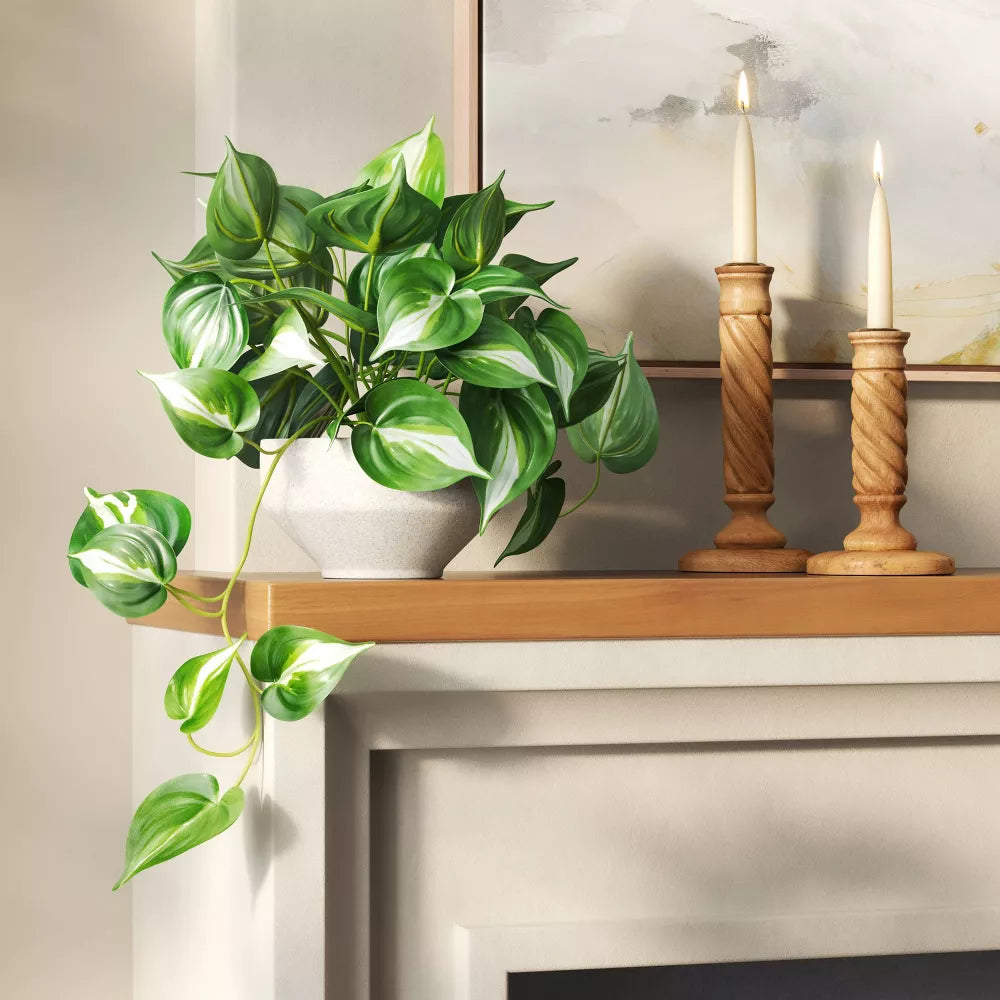 Artificial Trailing Pothos Potted Plant