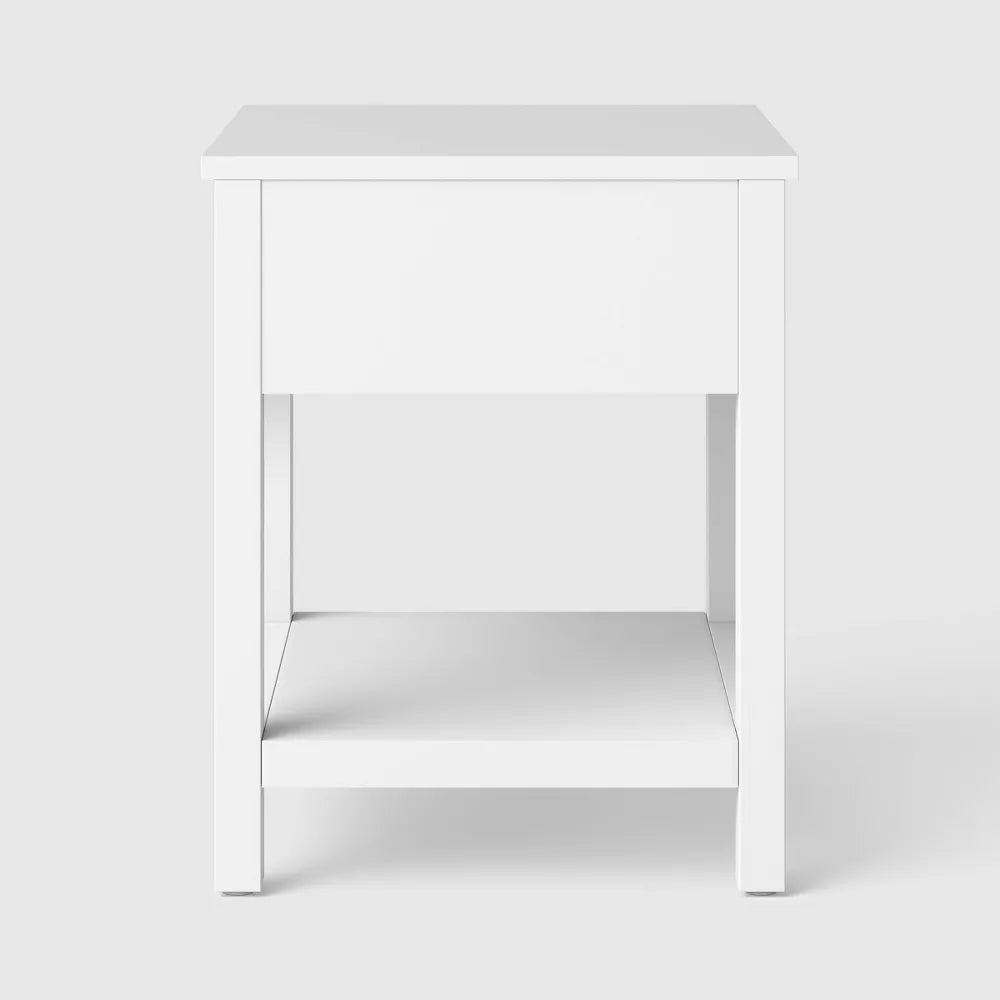 Traditional Side Table with Storage Drawer